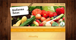 Desktop Screenshot of biofarma-zatec.cz